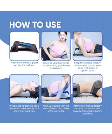2 Pack Back and Neck Stretcher Set for Pain Relief and Posture Correction - Buy Online on GoSupps.com