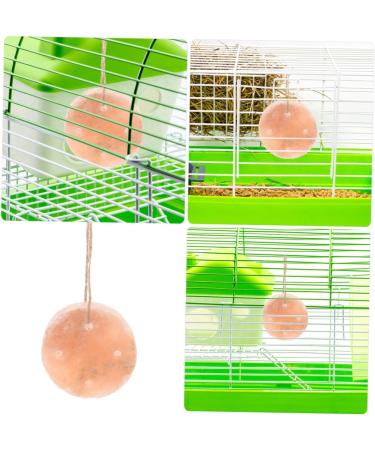 Happyyami 2pcs Pet Saline Salt Licking Bricks Salt Brick for Rabbit Small Pets Lick Salt Mineral Saline Pink - Buy Online on GoSupps.com