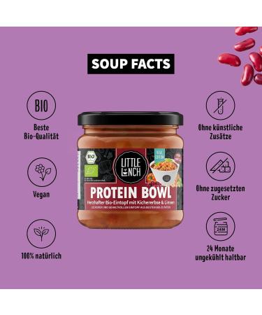 Little Lunch Organic Stew Protein Bowl | Vegan 100% Organic No Added Sugar Lactose-Free - 350ml - Buy Online on GoSupps.com