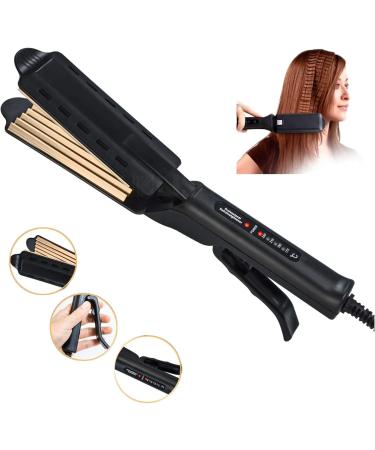 2'' Fluffy Hairstyle Hair Crimper Iron for Perfect Curls - Corrugation Hair Iron for Stylish Look - Buy Online on GoSupps.com