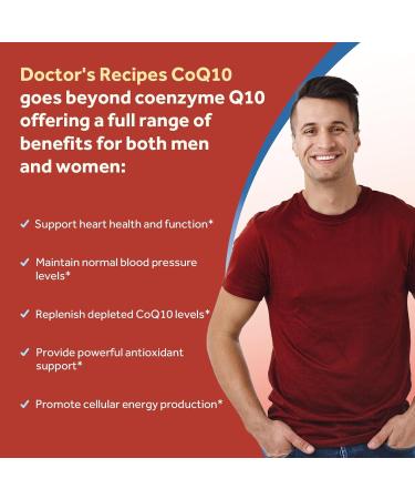 Doctor's Recipes CoQ10 200mg 240 Softgels & Women's Probiotics 100B 30 Vegan Capsules Heart & Vascular Health Vaginal & Urinary Tract Digestive Health - Buy Online on GoSupps.com