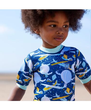 Splash About Happy Nappy Wetsuit & Reusable Swim Nappy | Up in the Air | 6-14 Months - Buy Online on GoSupps.com
