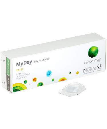 Myday daily disposable toric daily lenses soft 30 pieces / BC 8.6 mm / dia 14.5 mm / cyl -0.75 / axis 170 / -9.5 Dioptria 8.6 millimeters 14.5 millimeters -0.75 170 30