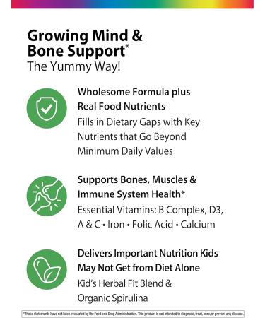 Rainbow Light Kids One + Multivitamin | 50 Chewable Tablets | with Iron & Tummy Friendly Probiotics | Fruit Punch Flavor | Real Food Nutrients - Buy Online on GoSupps.com