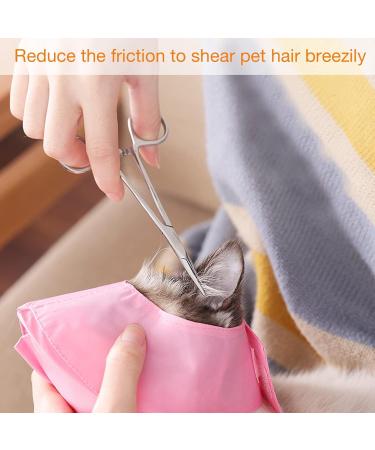 Hemostat Zonge Stainless Steel Pet Ear Cleaning Scissors - Curved Pointed Anti-Slide Tool for Dogs & Cats - Buy Online on GoSupps.com