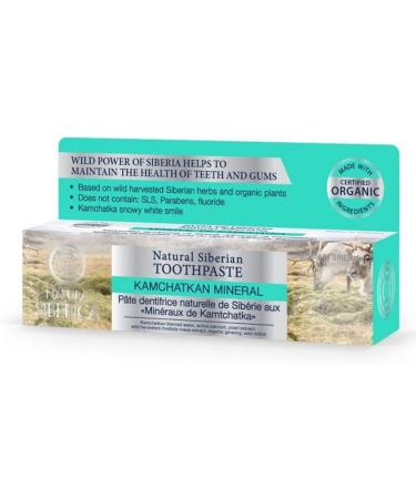 Natura Siberica Kamchatkan Mineral Toothpaste 100g - Natural & Eco-Friendly Oral Care for Healthy Teeth - Buy Online on GoSupps.com