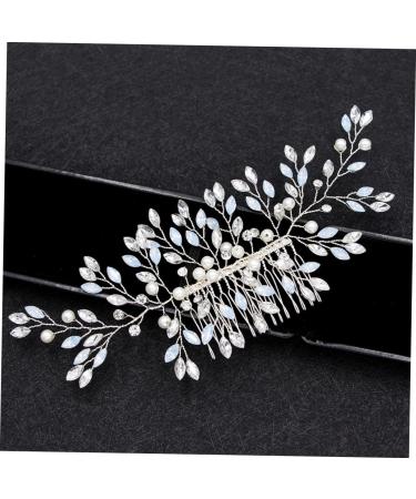 DOITOOL Rhinestone Barrettes Bridal Headpiece Rhinestone Hair Clip Wedding Hair Comb Rhinestone Wedding Headpiece Wedding Hair Pins Bridal Side Comb Bride Crystal Accessories - Buy Online on GoSupps.com
