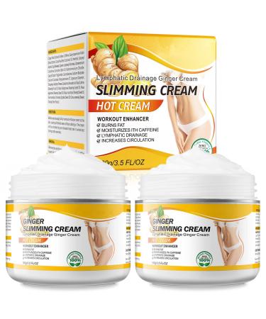 2PCS VOGSIG Ginger Slimming Cream - Anti Cellulite Fat Burning Tightening & Moisturizing 1oz each 1 Fl Oz (Pack of 1)