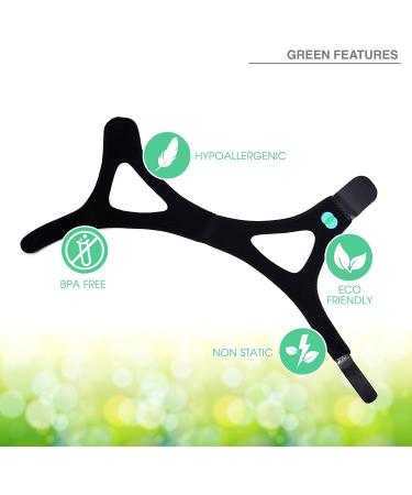 Anti Snoring Chin Strap for Medium/Large Heads - Stop Snoring, Sleep Aid for Mouth Breathers - Men & Women - Buy Online on GoSupps.com