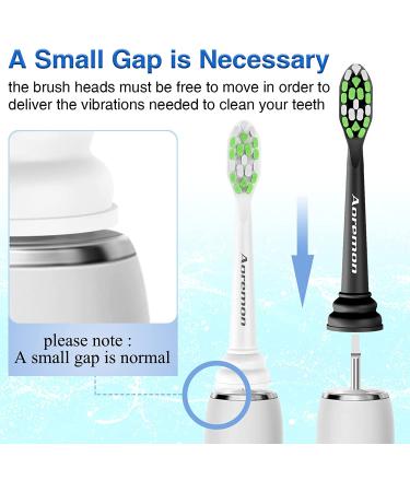 Aoremon Toothbrush Replacement Heads for Philips Sonicare Diamondclean - 12 Pack - Buy Online on GoSupps.com
