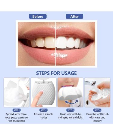 KORNIFUL U-Shaped Electric Toothbrush for Adults - 3 Cleaning Modes, Ultrasonic 360 Brushing - Oral Cleaning & Whitening, Rechargeable - Travel & Home Use (White) - Buy Online on GoSupps.com