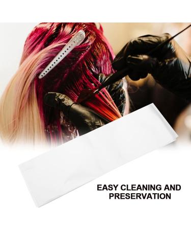 100pcs morceau de cheveux de blanchiment de coloration professionnelle papier de surbrillance de couleur de teinture recyclable morceau de cheveux magique en mousse pour les - Buy Online on GoSupps.com