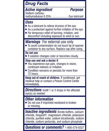 TheraTears Contact Lens Comfort Drops 0.33 oz - Soothing Relief for Dry Eyes - Buy Online on GoSupps.com