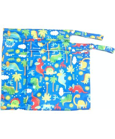 Trasun Waterproof Wet Bag Organizer for Toddler Diapers - Diaper Pockets Travel Gym Beach & Pool - Blue4 - Buy Online on GoSupps.com