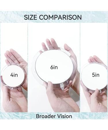 20x Magnifying Mirror with Suction Cup - Close Up Makeup Mirror for Precise Details - Super Magnification - 6 Dia - Clear - Buy Online on GoSupps.com