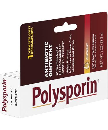 Polysporin First Aid Antibiotic Ointment - 1 oz (Pack of 3) | Fast Healing Formula - Buy Online on GoSupps.com