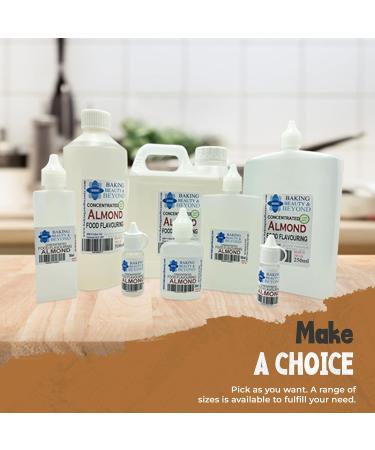 Baking Beauty and Beyond Concentrated Food Flavouring Oil - Dozen of Professional Quality Food Grade Flavouring Oil for Candy Making Baking Cooking Lip Balm and Lip Gloss - Almond (30ml) - Buy Online on GoSupps.com