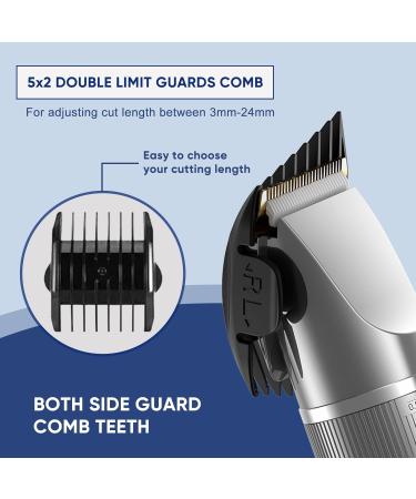 Rechargeable Hair Clippers for Men | Cordless Electric Hair Trimmers Set for Easy At-Home Haircuts - Buy Online on GoSupps.com