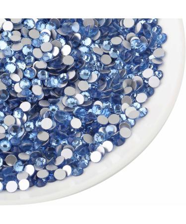 Beadsland 1440 Flat Back Rhinestones - Light Blue Nail Crystals SS10 (2.7-2.8mm) for DIY Nail Art - Buy Online on GoSupps.com