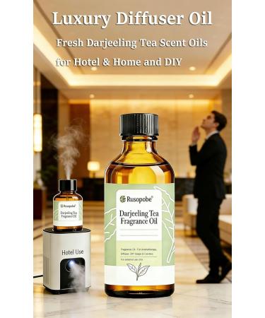 Hotel Diffuser Oil Inspired by B.gari Darjeeling Tea Long-Lasting Safe Fragrance Oil for Waterless & Cold Air Diffusers Candle Soap DIY Crafting - Black Tea Bergamot Musk - Mild Scent - 1.69Fl Oz - Buy Online on GoSupps.com
