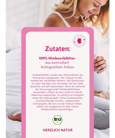 Organic Raspberry Leaf Tea 80g | Loose Herbal Tea for Pregnancy | 100% Natural & Organic Certified Warmly - Buy Online on GoSupps.com