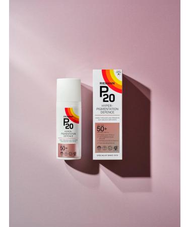 P20 | Hyperpigmentation Defence SPF 50+ | R duit et pr vient les taches sombres li es au soleil | Protection et pr vention du vieillissement pr matur de la peau | 50 g 50 g (Lot de 1) - Buy Online on GoSupps.com