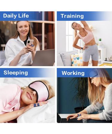 Thumb Finger Splints - Trigger Thumb Brace for Arthritis & Injury Relief - 4pcs Short Blue Protector for All Fingers - Buy Online on GoSupps.com