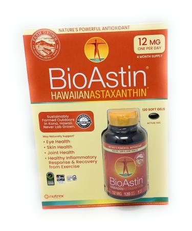 BioAstin Hawaiian Astaxanthin 12 mg 120 Soft Gels