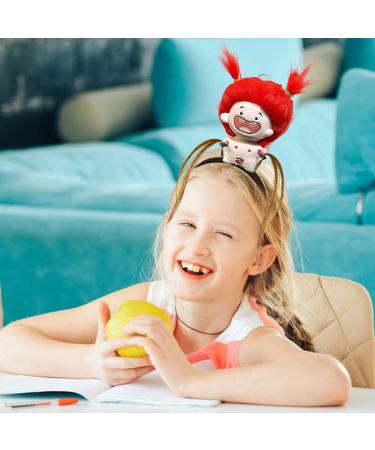 Doll Hair Hoop | Cartoon Plush Hairband Doll Headband | Plush Doll Headdress Hair Ornament for Girls Kids Children Cancer - Buy Online on GoSupps.com