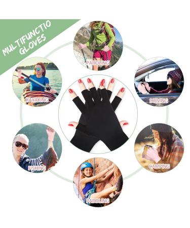 Yolev Anti UV Gloves for Gel Nail Lamp - UV Protection Professional Manicure Gloves for Women - Outdoor Sports Touchscreen Gloves - Buy Online on GoSupps.com