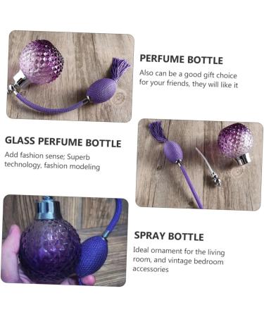 Baluue Air Bag Perfume Bottle Clear Container Vintage Style Perfume Bottle Perfume Spray Pump Travel Perfume Perfume Cosmetic Travel Containers Vintage Perfume Bottle Purple Glass 100 ml Purple - Buy Online on GoSupps.com