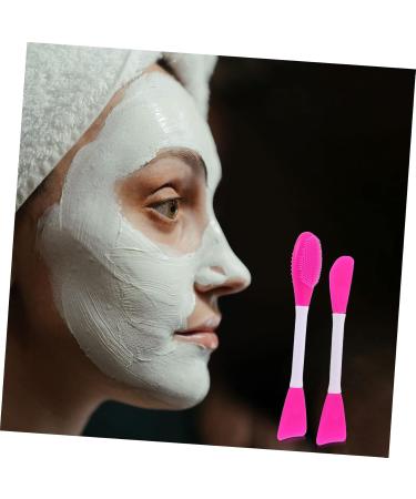 Housoutil 1 Film Stick Set Silicone Brush Mud Brush Double-head Brush Brush Portable Brush Double-head Applicator Brush Cosmetic Brush Purple Plastic Double Brush Skin Care - Buy Online on GoSupps.com