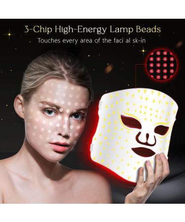 Red Light for Face 7 Colors LED Face Light Portable Red Face Light at-Home Use Black M1 Cp - Buy Online on GoSupps.com