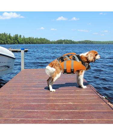 Buy Kuoser Dog Life Jacket - Durable & Buoyant Vest for Small Medium & Large Dogs - High Safety Orange & Camouflage - Buy Online on GoSupps.com