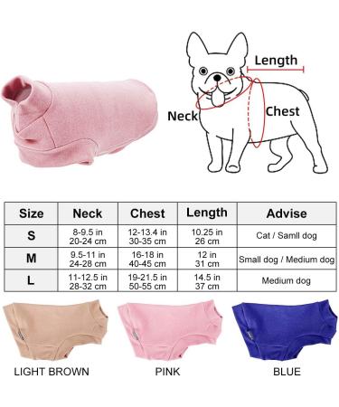 Warm Soft Pink Dog Sweater - Winter Coat for Medium Dogs & Cats | Docio T-Shirt | 1 Pack - Buy Online on GoSupps.com