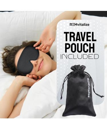Buy Zero Pressure 3D Contoured Sleep Eye Mask - Light Blocking Memory Foam Eye Cover for Side & Back Sleepers - Comfort for Men & Women - Buy Online on GoSupps.com