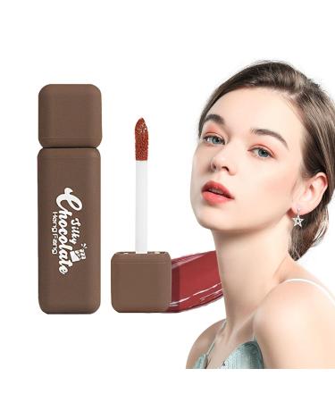 JPSDOWS Matte Mist Lipstick Long Lasting Moisturizing Matte Lipstick | Rich Stylish Chocolate Moisturizing Lipstick for Girls Women Teens with Dry Lips