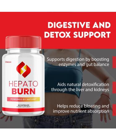 (2 Pack) Hepato Burn Capsules - HepatoBurn Supplement Pills Advanced Formula Wait Premium Blend All Natural Loss Support for Men Women Hepataburn Reviews Maximum Strength Burner Health (120 Capsules) - Buy Online on GoSupps.com