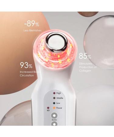 Project E Beauty LED Light Therapy Device | Red Blue & Green LED Light Therapy | Vibration Therapy | Collagen Boost | Anti-Aging | Firming | Reduced Wrinkles | Anti-Blemish - Buy Online on GoSupps.com