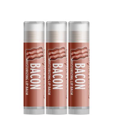 Delight Naturals Bacon Lip Balm - Three Pack 3 Pack
