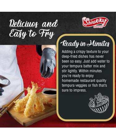 Shirakiku Tempura Batter Mix 10oz (Pack of 2) - Crispy and Delicious Tempura Mix - Buy Online on GoSupps.com