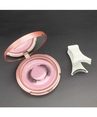 Asheyya 2 Pair Magnetic Eyelashes with Applicator Reusable Magnetic Lashes No Glue Liner Waterproof Eyelashes for Makeup - Buy Online on GoSupps.com