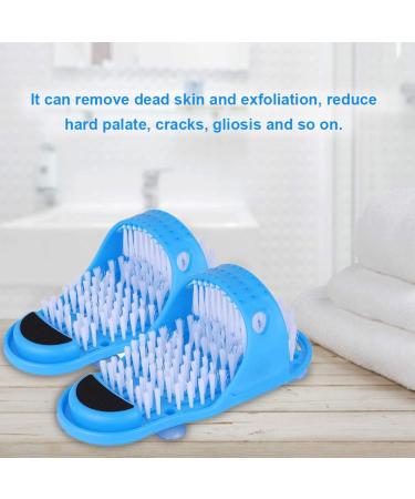 YouGe Magic Foot Scrubber - Ultimate Feet Cleaner Washer Brush & Spa Slippers for Shower Massage & Peeling Care 1 Pair - Buy Online on GoSupps.com