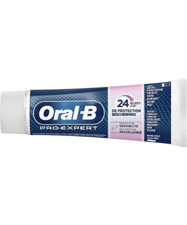 Oral-B Pro-Expert Professional Protection Toothpaste Sensitive Teeth Protects Against Plaque and Actively Strengthens by Remineralizing Enamel Sweet Mint Flavor Pack of 12 X 75 ml - Buy Online on GoSupps.com