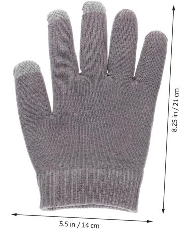 Healeved 1 Pair Lotion Womens Gloves Moisturizing Gloves Hand Protection Hand Moisturizer Gloves Hand Caring Gloves for Women Gloves for Dry Hand Essential Oil Hydrating 21x14cm Grey - Buy Online on GoSupps.com