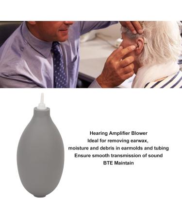 Professional Hearing Amplifier Air Blower - Soft Silicone HDO Dust Pump for Ear Pass Hoses | Gray Body Care - Buy Online on GoSupps.com