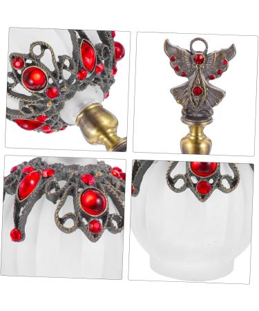 Angoily Perfume Bottle Essential Oil Bottle Glass Decorations Travel Delicate Red - Buy Online on GoSupps.com