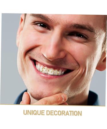  Healeved Healeved Hiphop Zestans Gold Plated Water Drop Braces Drop Tooth Caps Lower Teeth Caps Drop Tooth Caps Teeth Drop Cap Teeth Hiphop Teeth Drop Caps Gold - Buy Online on GoSupps.com