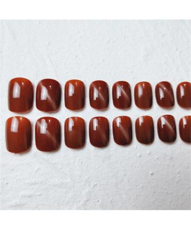 Press on Nails Short Fake Nails 24Pcs Shiny Red False fingernail with Self-Adhesive Jelly Nail Glue Tabs Press On False Nails - Buy Online on GoSupps.com