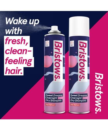 Bristows Overnight Dry Shampoo 200ml - Keratin Infused, Sulfate-Free Formula for Revitalized Hair - Buy Online on GoSupps.com